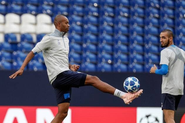 17 09 2018 Football Season 2018 2019 Champions League Final Formation FC Schalke 04 Naldo FC Schalke 04 Gelsenkirchen Veltins Arena NRW Germany