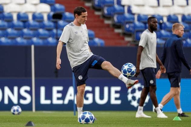17 09 2018 Football Season 2018 2019 Champions League Final Formation FC Schalke 04 Sebastian Rudy FC Schalke 04 Gelsenkirchen Veltins Arena NRW Germany