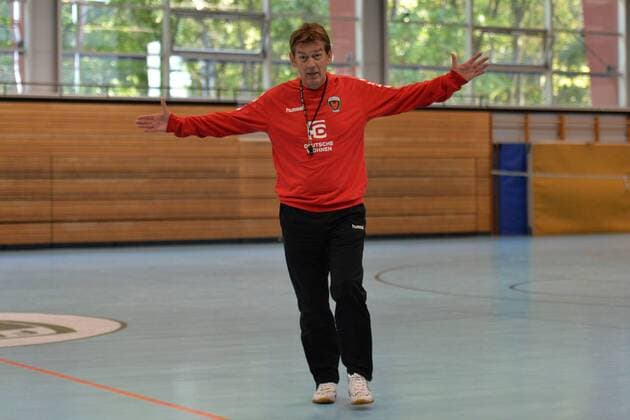 Handball Men 1 Bundesliga Season 2018 19 Training Füchse Berlin Head coach Velimir Petkovic Füchse Berlin 18 09 18 Copyright: xMichaelxHundtx xMatthiasxKochx