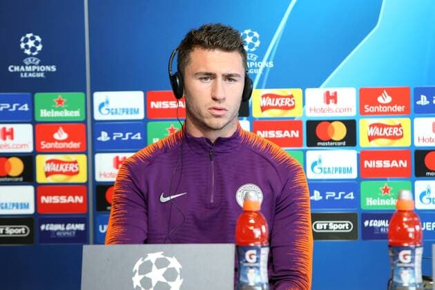 Manchester City Presser Aymeric Laporte of Manchester City speaks during a press conference PK Pressekonferenz at City Football Academy, Manchester Content Not Available For UK Newspapers Copyright: xStevexMcCormickx FIL-12289-0001