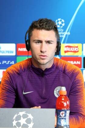 Manchester City Presser Aymeric Laporte of Manchester City speaks during a press conference PK Pressekonferenz at City Football Academy, Manchester Content Not Available For UK Newspapers Copyright: xStevexMcCormickx FIL-12289-0002