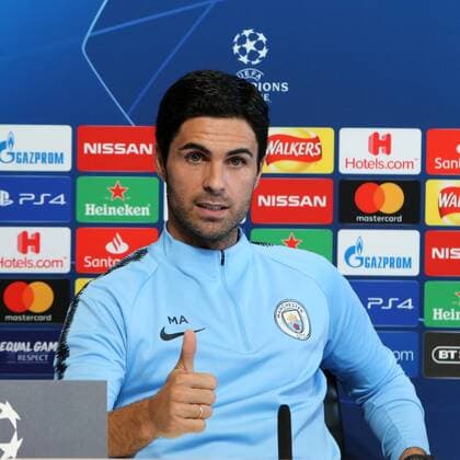 Manchester City Presser Mikel Arteta of Manchester City speaks during a press conference PK Pressekonferenz at City Football Academy , Manchester Content Not Available For UK Newspapers Copyright: xStevexMcCormickx FIL-12289-0014