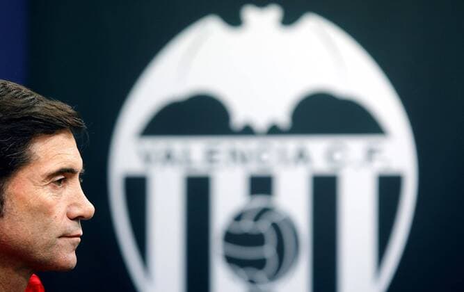 Sport Bilder des Tages Valencia s head coach, Marcelino Garcia Toral, offers a press conference PK Pressekonferenz in Valencia, eastern Spain, 18 September 2018. Valencia will face Juventus in a Champions League soccer match on 19 September at Mestalla stadium. Valencia press conference !ACHTUNG: NUR REDAKTIONELLE NUTZUNG!  Copyright: xKaixFoersterlingx GRAF5666 20180918-636728906311041652
