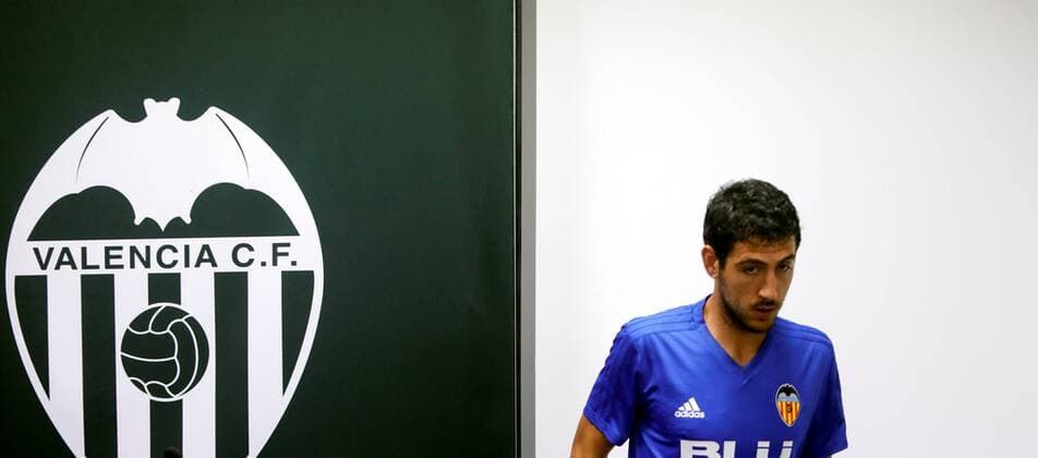 Valencia s captain, Daniel Parejo, offers a press conference PK Pressekonferenz in Valencia, eastern Spain, 18 September 2018. Valencia will face Juventus in a Champions League soccer match on 19 September at Mestalla stadium. Valencia press conference !ACHTUNG: NUR REDAKTIONELLE NUTZUNG!  Copyright: xKaixFoersterlingx GRAF5662 20180918-636728907545260389