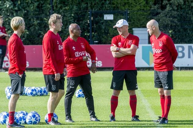 18-09-2018 VOETBAL: TRAINING EN PERSCONFERENTIE AJAX: AMSTERDAM Erik ten Hag, trainer Ajax Foto: SCS Michel Utrecht xVIxVIxImagesx xSoenarxChamidxsportfotografiexIVx 12161823