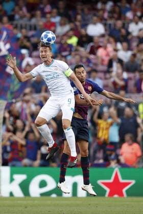 BARCELONA, 18-09-2018, Stadium Nou Camp, season 2018 2019, Champions League football. PSV player Luuk de Jong during the match FC Barcelona Barca - PSV . Barcelona - PSV  x2474535x