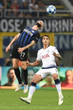 Mg Milano 18 09 2018 - Champions League Inter-Tottenham foto Matteo Gribaudi Image nella foto: Marcelo Brozovic-Erik Lamela 