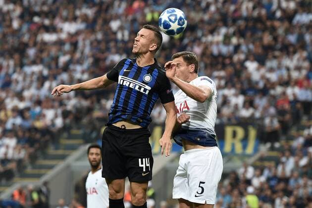 Mg Milano 18 09 2018 - Champions League Inter-Tottenham foto Matteo Gribaudi Image nella foto: Ivan Perisic-Jan Vertonghen 