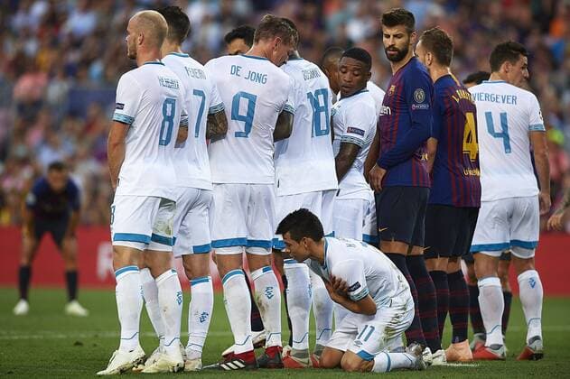 BARCELONA, 18-09-2018. Champions League 2018 2019, group B, date 1. Hirving Lozano during the game FC Barcelona Barca - PSV of PSV Eindhoven Barcelona - PSV  x2474674x