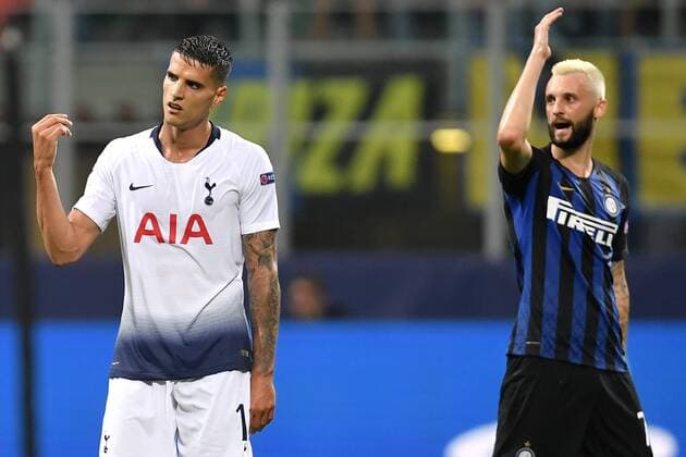 Erik Lamela Tottenham Marcelo Brozovic Inter Milano 18-09-2018 Stadio Giuseppe Meazza Football Calcio Uefa Champions League 2018 2019 Group B FC Internazionale Milano - Tottenham Hotspur Foto Andrea Staccioli Insidefoto AndreaxStaccioli