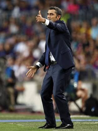 FC Barcelona Barca coach Ernesto Valverde during the UEFA Champions League group B match between FC Barcelona and PSV Eindhoven at the Camp Nou stadium on September 18, 2018 in Barcelona, Spain. UEFA Champions League 2018 2019 xVIxVIxImagesx xMauricexvanxSteenxIVx 12162677