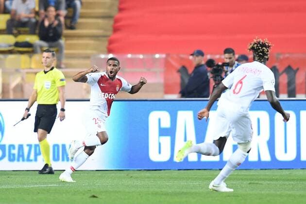 29 SAMUEL GRANDSIR (MONA) - JOIE FOOTBALL : Monaco vs Atletico Madrid - Ligue des Champions - 18 09 2018 FEP Panoramic 