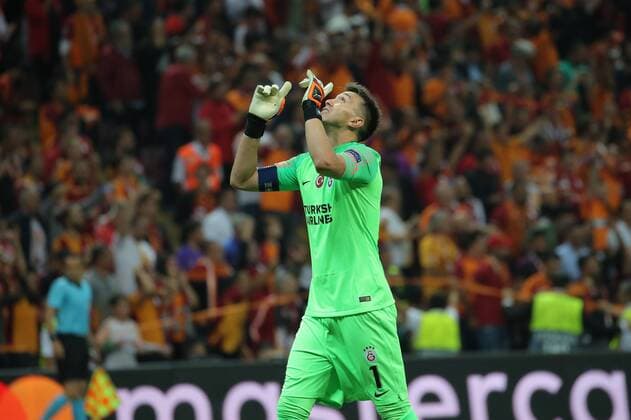 Galatasaray™s Fernando Muslera during Galatasaray - Lokomotiv Moskova UEFA Champions League Game at Turk Telekom Arena, 18th of Sept. 2019.  Copyright: TolgaxAdanali 16117697