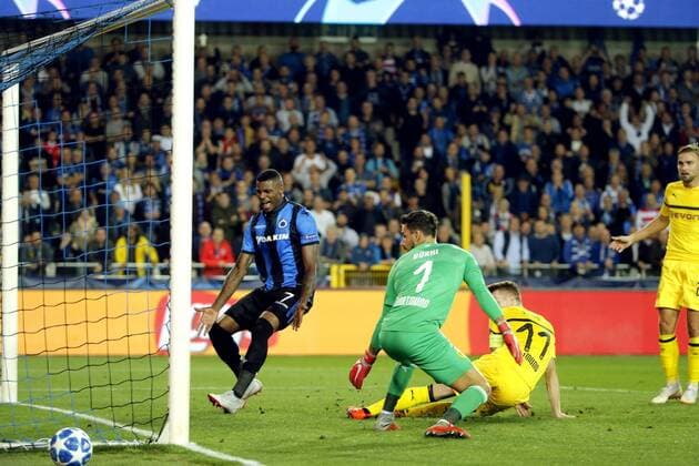 BRUGGE, BELGIUM - SEPTEMBER 18 : Wesley Moraes Ferreira Da Silva forward of Club Brugge pictured during the UEFA Champions League Group A stage match between Club Brugge and Borussia Dortmund at the Jan Breydel stadium on September 18, 2018 in Brugge, Belgium , 18 09 2018 FOOTBALL : Club Brugge v Borussia Dortmund - UEFA Ligue des champions - 18 09 2018 PHOTONEWS PANORAMIC  775218906
