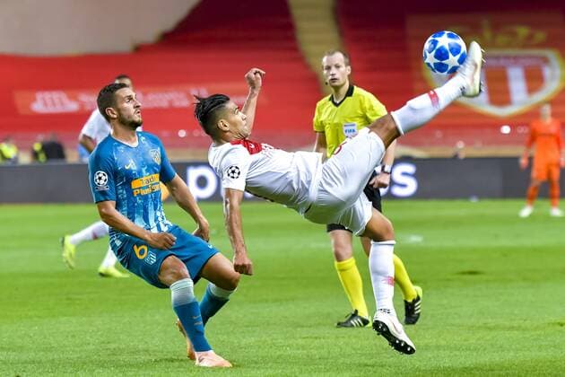 Radamel Falcao (AS Monaco) FOOTBALL : AS Monaco vs Atletico Madrid - Ligue des champions - Monaco - 18 09 2018 NorbertScanella Panoramic 