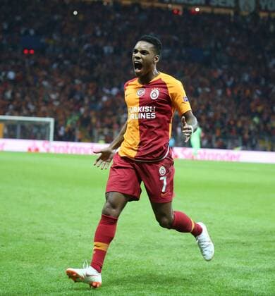 Garry Rodrigues of Galatasaray During the Champions league match between Galatasaray and Lokomotiv Moscow at Turk Telekom Stadium in Istanbul , Turkey on September 18 , 2018. 