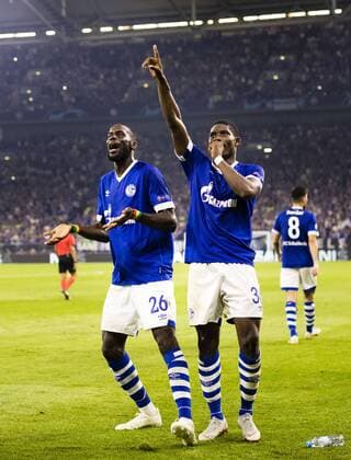 Gelsenkirchen 18 09 2018 Goalie Breel Embolo S04 Salif Sane S04 FC Schalke 04 FC Porto