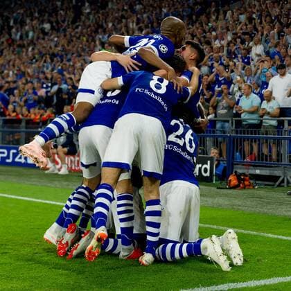 Gelsenkirchen Germany 18 09 2018 UEFA Champions League 2018 19 Season Group Stage Group D 1 Gameday FC Schalke 04 FC Porto Goal scored on Goalkeeper Breel Embolo S04 cheered DeFodi053