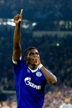 Gelsenkirchen Germany 18 09 2018 UEFA Champions League 2018 19 Season Group Stage Group D 1 Gameday FC Schalke 04 FC Porto Goal scored on Goalkeeper Breel Embolo S04 cheered DeFodi053