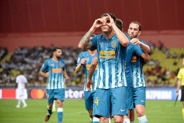 Sport Bilder des Tages 24 JOSE GIMENEZ (ATL) - JOIE FOOTBALL : Monaco vs Atletico Madrid - Ligue des Champions - 18 09 2018 FEP Panoramic 