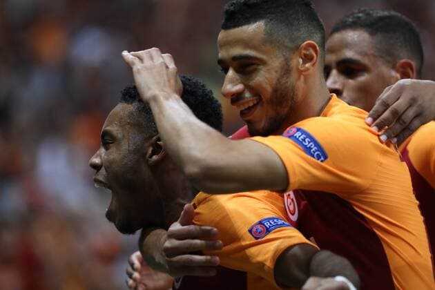 Sport Bilder des Tages Garry Rodrigues of Galatasaray During the Champions league match between Galatasaray and Lokomotiv Moscow at Turk Telekom Stadium in Istanbul , Turkey on September 18 , 2018. 