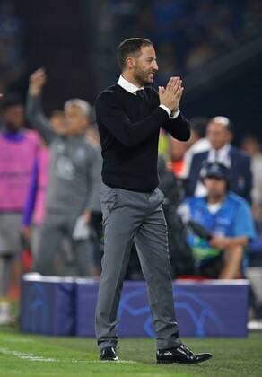 18 09 2018 Football UEFA Champions League 2018 2019 Group Stage 1 Gameday FC Schalke 04 FC Porto in the VELTINS Arena Gelsenkirchen Coach Domenico Tedesco Schalke DFL and DFB regulations prohibit any use of images as image sequences or quasi video