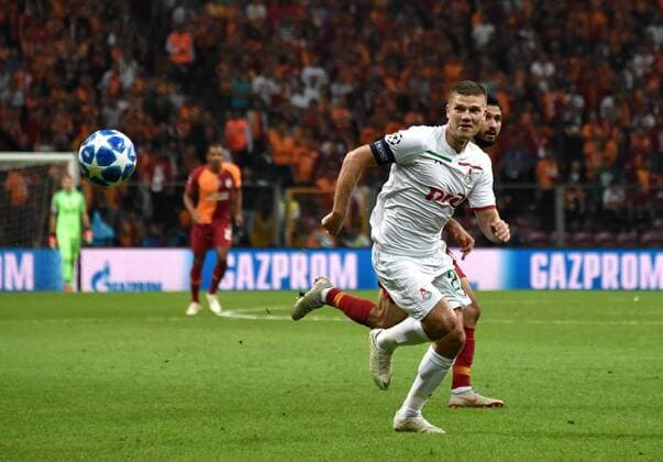 Lokomotiv Moscow s Igor Denisov during the Champions League, group D match between Galatasaray and Lokomotiv Moscow, at the Istanbul Turk Telekom Stadium, Turkey, Tuesday, Sept. 18, 2018. (  Copyright: DepoxPhotos 16117969