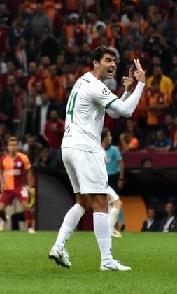 Sport Bilder des Tages Lokomotiv Moscow s Vedran Corluka during the Champions League, group D match between Galatasaray and Lokomotiv Moscow, at the Istanbul Turk Telekom Stadium, Turkey, Tuesday, Sept. 18, 2018. (  Copyright: DepoxPhotos 16117986