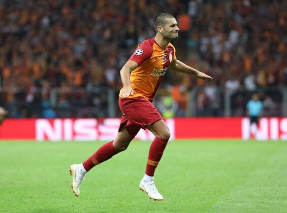 Eren Derdiyok of Galatasaray During the Champions league match between Galatasaray and Lokomotiv Moscow at Turk Telekom Stadium in Istanbul , Turkey on September 18 , 2018. 