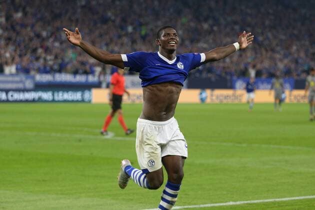 18 09 2018 Football Season 2018 2019 Champions League 1 Gameday FC Schalke 04 FC Porto Breel EMBOLO FC Schalke 04 Gelsenkirchen Veltins Arena NRW Germany