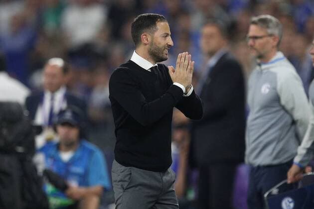 18 09 2018 Football Season 2018 2019 Champions League 1 Gameday FC Schalke 04 FC Porto Head Coach Domenico TEDESCO FC Schalke 04 Gelsenkirchen Veltins Arena NRW Germany