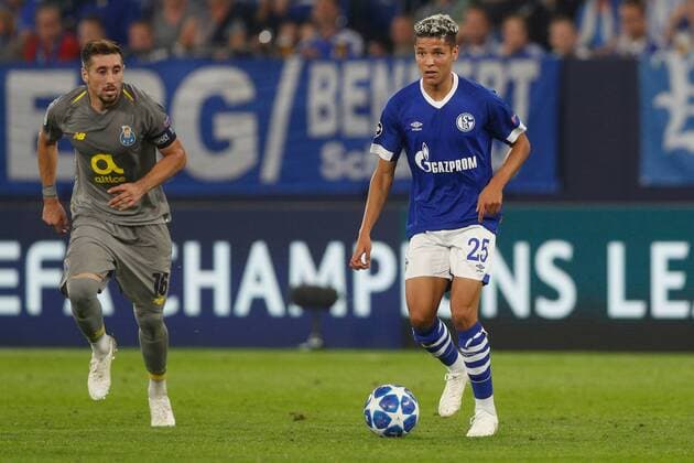 18 09 2018 Football Season 2018 2019 Champions League 1 Gameday FC Schalke 04 FC Porto Amine Harit FC Schalke 04 Gelsenkirchen Veltins Arena NRW Germany