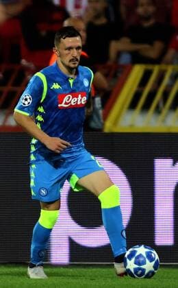 18.09.2018 Belgrade(Serbia) FK Crvena Zvezda(FC Red Star)-SSC Napoli Champions League men s footbal Mario Rui SSC Napoli :Str 