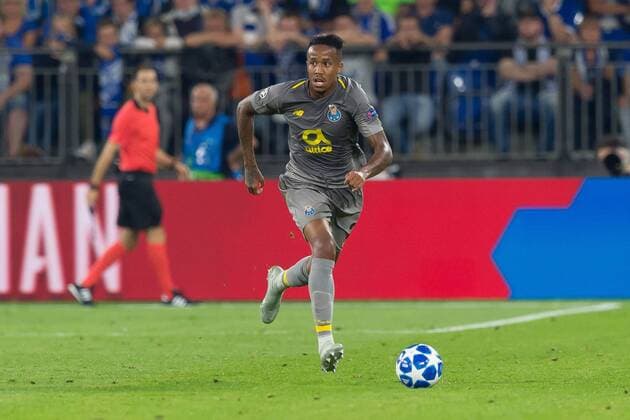 Gelsenkirchen Germany 18 09 2018 UEFA Champions League 2018 19 Season Group Stage Group D 1 Gameday FC Schalke 04 Porto Eder Militao Porto in action DeFodi053