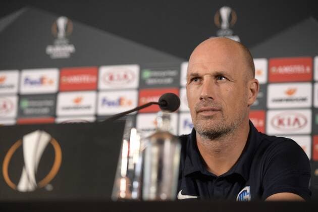Genk s head coach Philippe Clement pictured during a press conference PK Pressekonferenz of Belgian soccer team KRC Genk, Wednesday 19 September 2018 in Genk. Tomorrow KRC Genk will meet Swedish club Malmo FF on day one of the UEFA Europa League group stage. YORICKxJANSENS  x05429220x