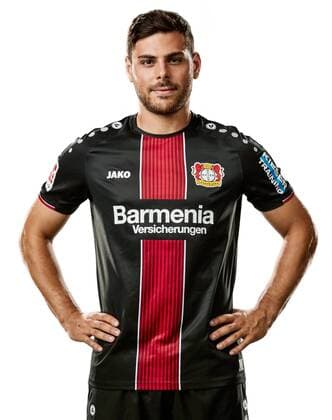 Football GER 1 BL Portrait date 2018 2019 Bayer Leverkusen Kevin Volland
