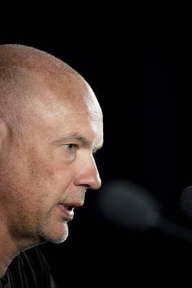 180919 Head coach Uwe Rösler of Malmö FF during a practice and press conference with Malmö FF ahead of the Europa League match against Genk on September 19, 2018 in Genk Photo Ludvig Thunman BILDBYR N code LT 35537  Copyright: LUDVIGxTHUNMAN BB180919LT020