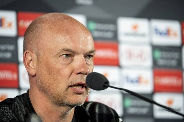 180919 Head coach Uwe Rösler of Malmö FF during a practice and press conference with Malmö FF ahead of the Europa League match against Genk on September 19, 2018 in Genk Photo Ludvig Thunman BILDBYR N code LT 35537  Copyright: LUDVIGxTHUNMAN BB180919LT022