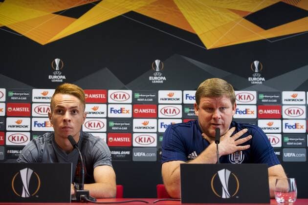 Anderlecht s Adrien Trebel pictured during a press conference PK Pressekonferenz of Belgian soccer team RSC Anderlecht, Wednesday 19 September 2018 in Trnava, Slovakia. Tomorrow Anderlecht will meet Slovakian club Spartak Trnava on day one of the UEFA Europa League group stage. JASPERxJACOBS  x05429458x
