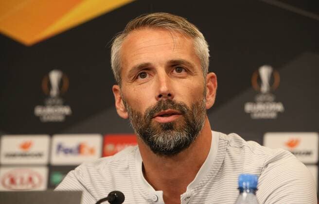 FC Salzburg Press Conference Football Euroleague Leipzig 19 09 2018 Red Bull Arena Football FC Salzburg Press conference before the Euroleague match at RB Leipzig Picture Coach Marco Rose