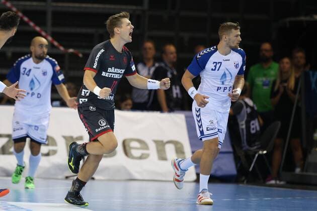 SG Flensburg Handewitt vs HC PPD Zagreb Handball EHF Champions League group stage 19 09 18 Jubel Torjubel at Lasse Svan Hansen SG Flensburg Handewitt 11 xmmkx