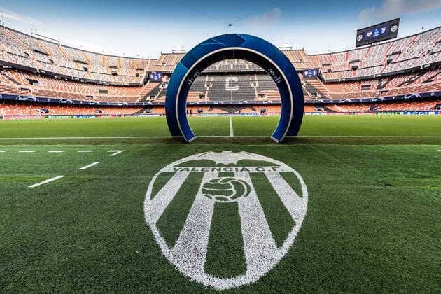 Fußball, Stadiongeschichte FC Valencia the stadium of Valencia CF during the UEFA Champions League group H match between Valencia FC and Juventus FC at Estadi de Mestalla on September 19, 2018 in Valencia, Spain UEFA Champions League 2018 2019 xVIxVIxImagesx xGerritxvanxKeulenxIVx 12172574
