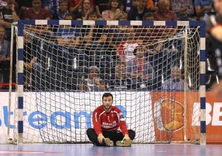 Photo Losers Flensburg Keeper Benjamin Buric Handball Men 1 Bundesliga on Wed 19 09 2018 Flensburg HC Zagreb
