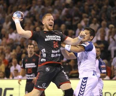 Photo Goalkeeping by Jim Gottfridsson Flensburg against Ravnic Handball Men 1 Bundesliga on Wed 19 09 2018 Flensburg HC Zagreb
