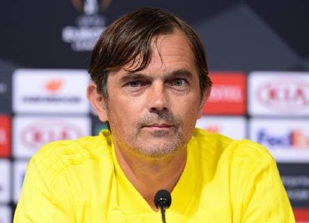 PXL_Press conference Fenerbahce S.K. 19.09.2018., stadium Maksimir, Zagreb, Croatia - Coach of Fenerbahce S.K. Phillip Cocu and footballer Mehmet Topal held a press conference PK Pressekonferenz before the match of the first round of the UEFA Champions between GNK Dinamo vs Fenerbahce S.K. Phillip Cocu.  MarkoxPrpic PIXSELL
