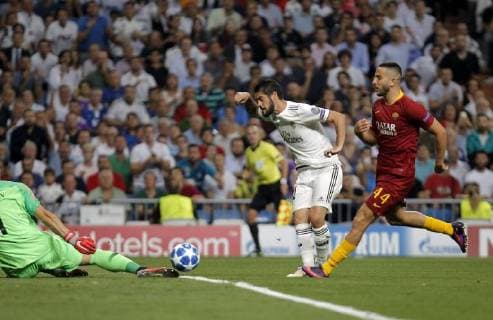 Soccer match between Real Madrid and Rome of the Champions League 2018 2019 held at the Santiago Bernabeu stadium in Madrid Photo Jose Cuesta 261 Cordon Press Isco  xJosexLuisxCuestax xx