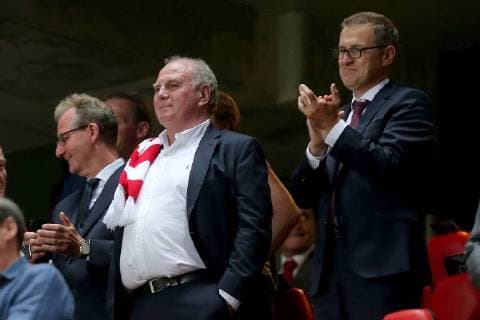 Uli Hoeness FC Bayern Muenchen FC Bayern Muenchen vs Benfica Lisbon Soccer Champions League Group Stage 19 09 2018 FC Bayern Muenchen vs Benfica Lisbon Soccer Champions League Group Stage 19 09 2018 Lisbon Copyright: xLanger Eibner-Pressefotox EP_HLR