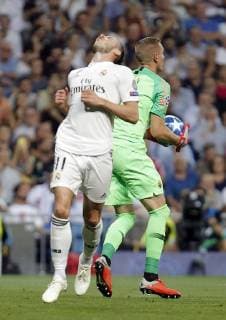 Soccer match between Real Madrid and Roma of the Champions League 2018 2019 held at the Santiago Bernabeu stadium in Madrid Photo Jose Cuesta 261 Cordon Press Gareth Bale  xJosexLuisxCuestax xx