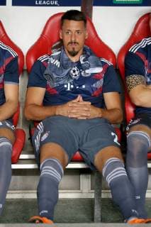 Sandro Wagner FC Bayern Muenchen 2 on the bench FC Bayern Muenchen vs Benfica Lissabon Soccer Champions League Group stage 19 09 2018 FC Bayern Muenchen vs Benfica Lissabon Soccer Champions League Group stage 19 09 2018 Lisbon Copyright: xLanger Eibner-Pressefotox EP_HLR