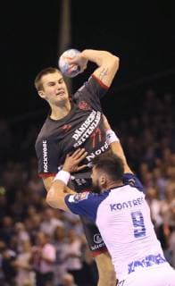 Photo Goalkeeping by Magnus RÖD Flensburg against Tin Kontrec Handball Men 1 Bundesliga on Wed 19 09 2018 Flensburg HC Zagreb